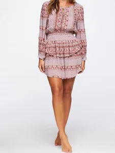 Vestido Curto Estampado Jardim BAROLO M