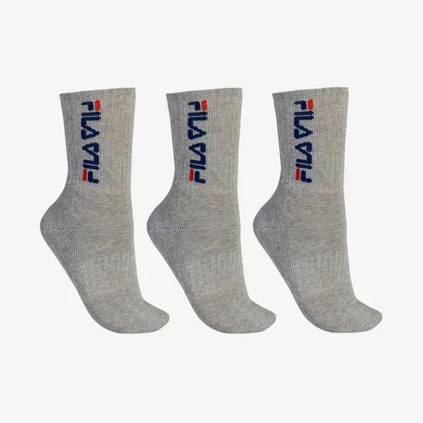 Kit De Meias Fila Cano Alto Double Unisex 34-38