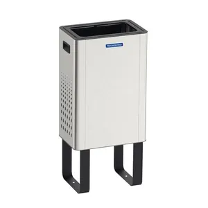 Lixeira Sassari 45L em Aço Inox sem Tampa para Ambientes Corporativos Inox Tramontina Lixeira Sassari 45L em Aço Inox sem Tampa para Uso Institucional Inox Tramontina