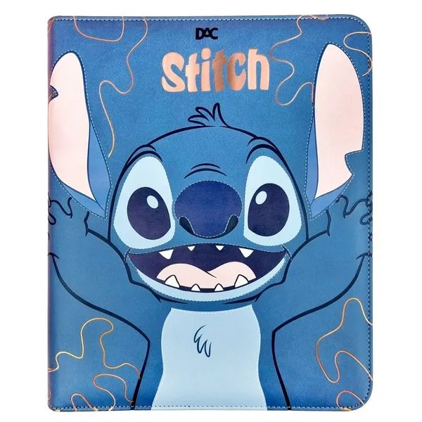 CADERNO ARGOLADO UNIVERSITÁRIO STITCH 4827