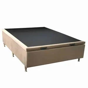 Base Cama Box Casal Marjom Cunha Baú 50x188x138cm