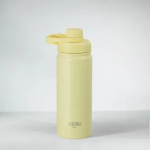 Garrafa Térmica H510 Amarelo Hiddra 510ml