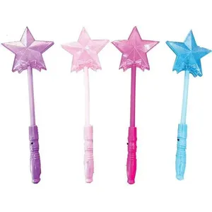 Varinha Mágica com Luz para Fantasias de Princesas e Fadas Acende ao Toque Toy Mix Varinha Mágica com Luz para Fantasias Acende ao Toque Toy Mix