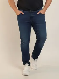 Calça Jeans Comfort Plus Size Masculina AZUL 48
