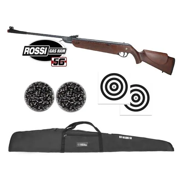 Carabina Rossi Dione 5g Madeira Gás Ram 5.5 + Acessórios 2