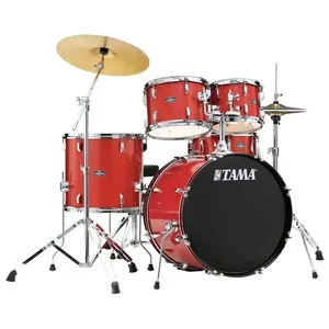 Bateria 5 Tambores 22 Candy Red Tama Stagestar St52h5c-cds