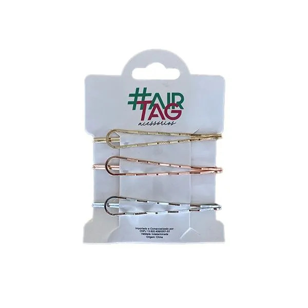 Grampo MC Hair Tag - Acessório de Cabelo Moderno e Versátil