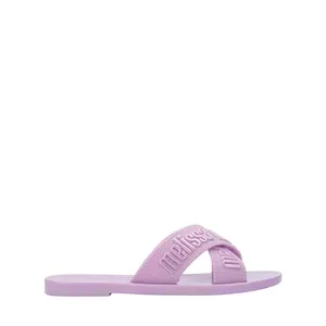 Mini Melissa M Lover Slide Infantil Lilás Holográfico 35968-33