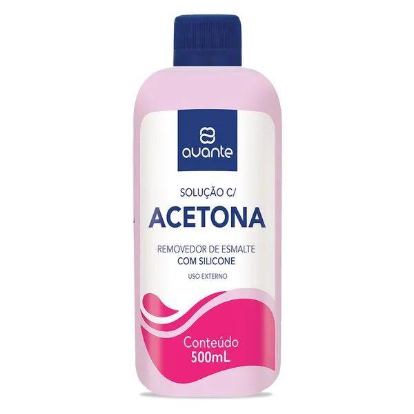 Removedor Esmalte Avante A Base Acetona Rosa 500ml