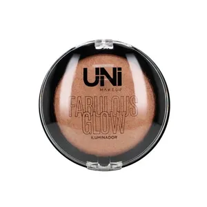Pó Iluminador Fabulous Glow Brilho Intenso UNIL278D - Unimakeup