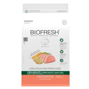 Ração Biofresh Cães Adultos Raças Minis e Pequenas Lombo e Abacaxi 3kg