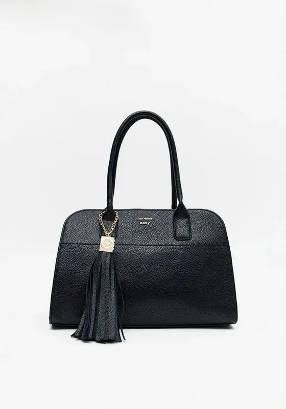 Bolsa Shoulder Com Pingente E Barbicacho Preto U