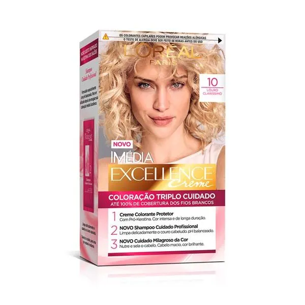 Tintura Imédia 10 Louro Claríssimo TINT IMEDIA 10 LOURO
