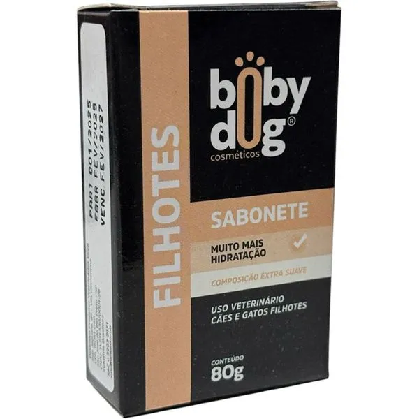 Sabonete Para Filhotes Boby Dog 80G (MP)