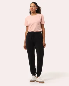 Calça Feminina Jogger Básica Fleece Preta M
