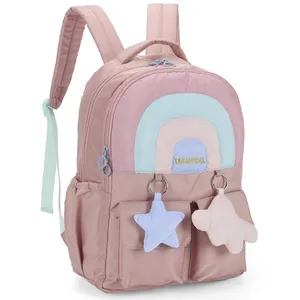 Mochila de Costas Luxcel Up4You Estrelas Rosa Único