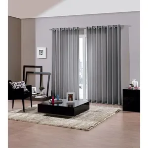 Cortina Bella & Co Pratika 420X250cm Bellini Cinza Escuro (MP)