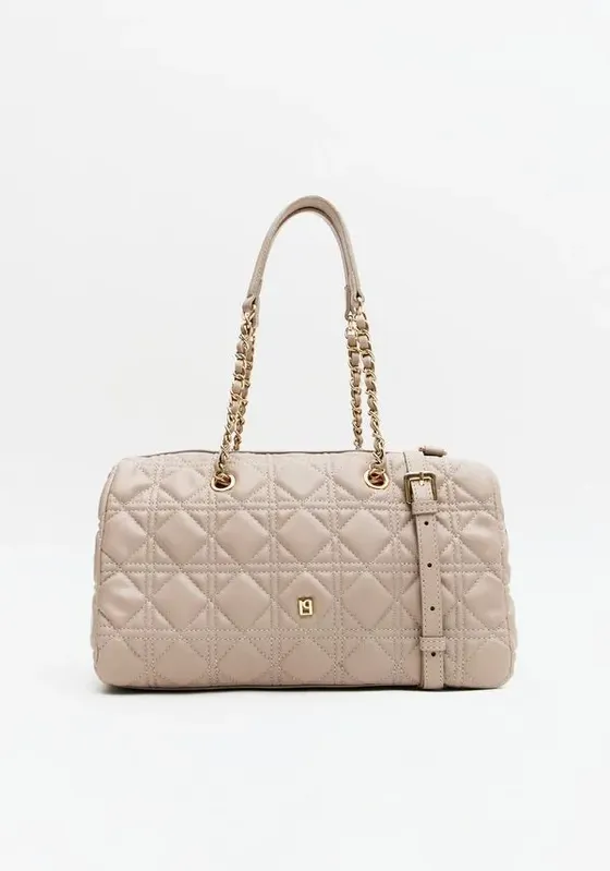 Bolsa Shoulder Matelassê Com Ombreira Bege U