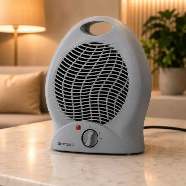Aquecedor de Ar Elétrico SR1264 2000W Ventilação Forçada 2 Níveis de Temperatura Cinza Startools 220V Aquecedor de Ar Elétrico SR1264 2000W 2 Níveis de Temperatura Cinza Startools 220V