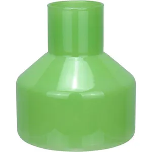 Vaso Decorativo Enfeite Casa Garrafa Home&co Vidro 14x13x13cm Verde