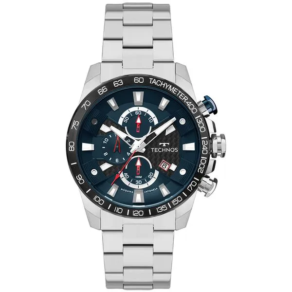 Relógio Technos Masculino Ts Carbon Prata - OS1ABW/1A