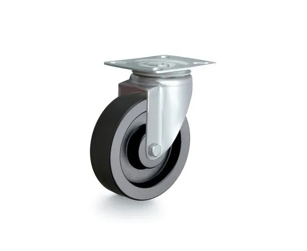 Rodizio Gir 414 Bin Borracha Cap. 130 Kg 125930 - Rod-Car
