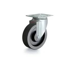 Rodizio Gir 414 Bin Borracha Cap. 130 Kg 125930 - Rod-Car