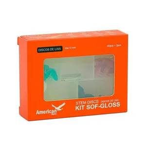 Kit Sof-Gloss Disco de Poliéster Acabamento e Polimento American Burrs