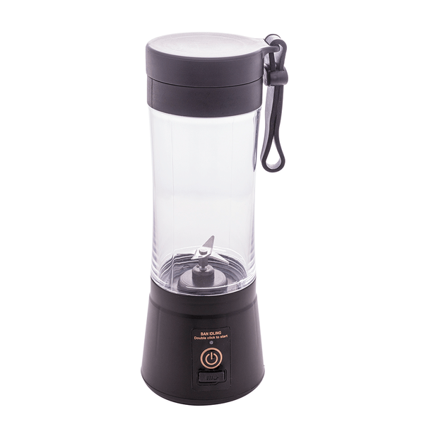 Mixer Portátil com Entrada USB, 8x22,5cm, Aço Inox e Plástico, Preto - 45060