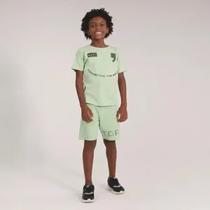 Conjunto Curto Tigor T Tigre Camiseta Bermuda Fun C1 Verde 8