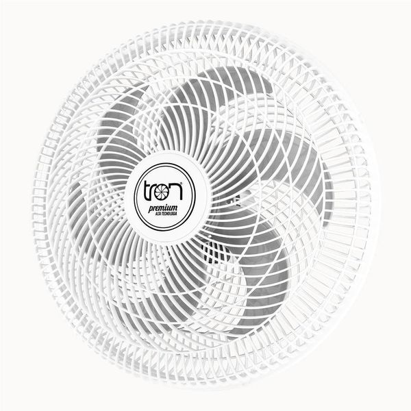 Ventilador Parede Lorena Branco Oscilante 220v Pás Prata