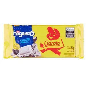 Tablete de Chocolate Garoto 80g Negresco Branco