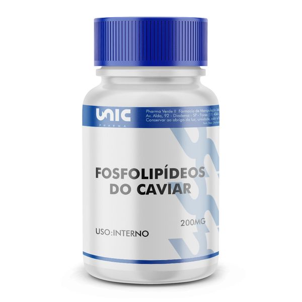 Fosfolipídeos do Caviar 200mg 90 Cápsulas