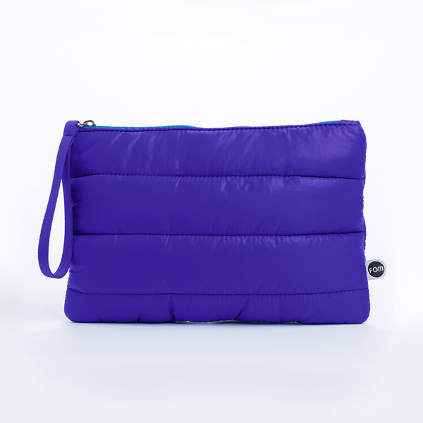 Necessaire Envelope Puffer Azul Bic