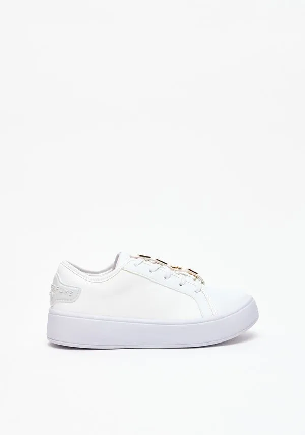 Tênis Com Letreiro Easy Branco 35
