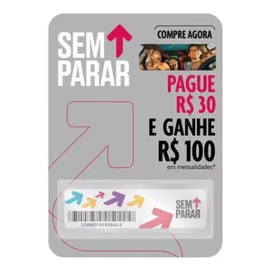Cartão Chip Sticker Sem Parar Pós Pago CARTAO CHIP STICKER SEM PARAR POS PAG