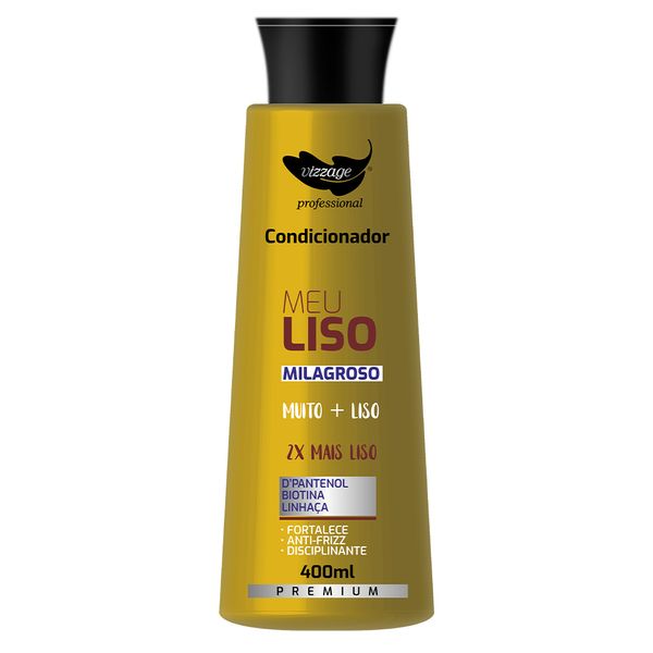 Condicionador Vizzage Meu Liso Milagroso 400ml
