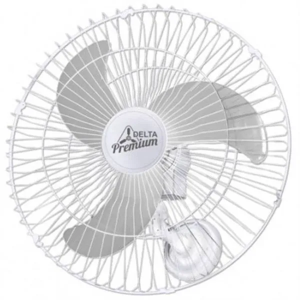 Ventilador de Parede Oscilante Venti-Delta 170W 60cm 3 Pás 3 Velocidades Branco Premium Bivolt Ventilador de Parede Oscilante Premium Branco 170 Watts Venti Delta Bivolt