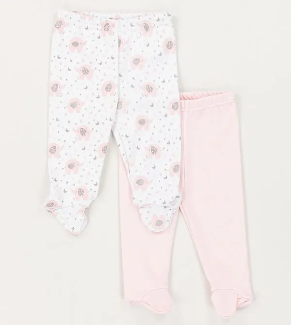 Culote Elefante Rosa com 2 Unidades Rosa - RN
