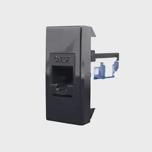 Módulo Rj45 Cat 5E Inova Pro Class Alumbra Black Piano