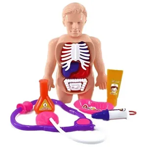 Kit Médico Infantil Corpo Humano 13 Peças Educativo Sobre Anatomia com Boneco e Estetoscópio Well Kids Kit Médico Infantil Corpo Humano 13 Peças com Boneco de Anatomia e Estetoscópio Well Kids