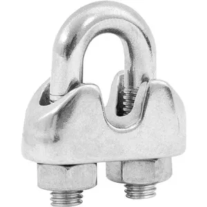 Clips Inox para Cabo de Aço 4,76mm 3/16" - VONDER