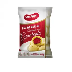 Pão de Queijo IDEALPAN Recheado com Goiabada 400g