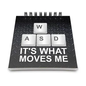 Bloco De Anotações Pc Gamer Wasd Its What Moves Me