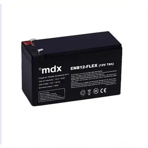 Bateria Selada ENB12-FLEX 12V 7Ah VRLA AGM Livre de Manutenção MDX Bateria Selada ENB12-FLEX 12V 7Ah VRLA AGM MDX