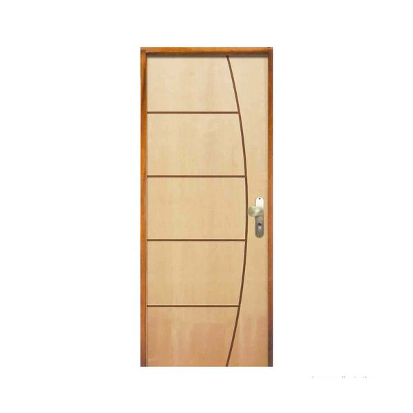 Porta frisada es 66 curupixa montada com ferragem 210x72x12 e Sidney