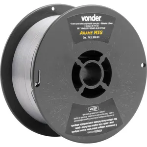 Arame de Solda Mig Para Soldador Vonder sem Gás 0,8mm 1KG