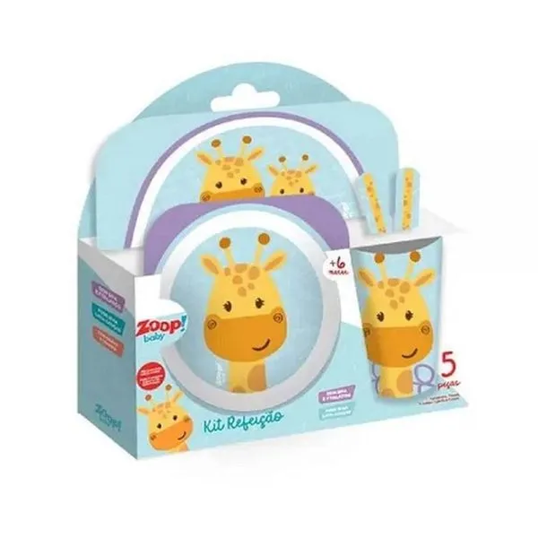 Kit Alimentação Zoop 5 Peças Girafa ZP00829 (MP)
