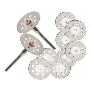 10 Serra Discos 22mm Diamantados Corte Micro Retífica