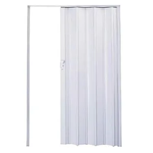 Porta Sanfonada de PVC Plast 210x84cm com Fechadura Branca BCF